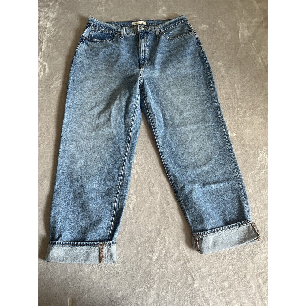 Madewell Jeans Women’s 31 The Perfect Vintage Straight Baggy Light Wash